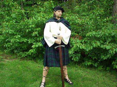 Medieval Scottish Highlander Great Kilts in 100% Wool milled and imported from Scotland!